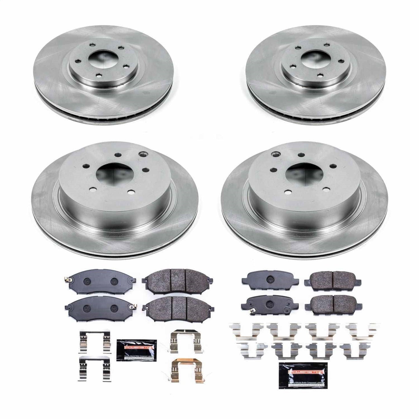 PowerStop 11-14 Nissan Murano Front & Rear Track Day Brake Kit (TDBK4476)