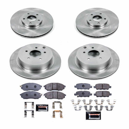 PowerStop 11-14 Nissan Murano Front & Rear Track Day Brake Kit (TDBK4476)