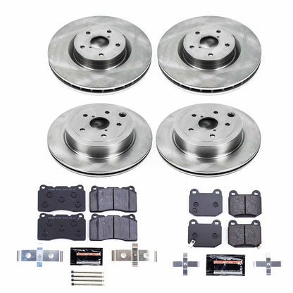 PowerStop 08-14 Subaru Impreza Front & Rear Track Day Brake Kit (TDBK4490)