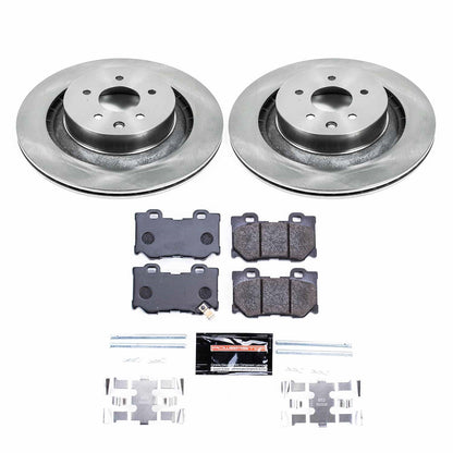 PowerStop 08-13 Infiniti G37 Rear Track Day Brake Kit (TDBK4732)
