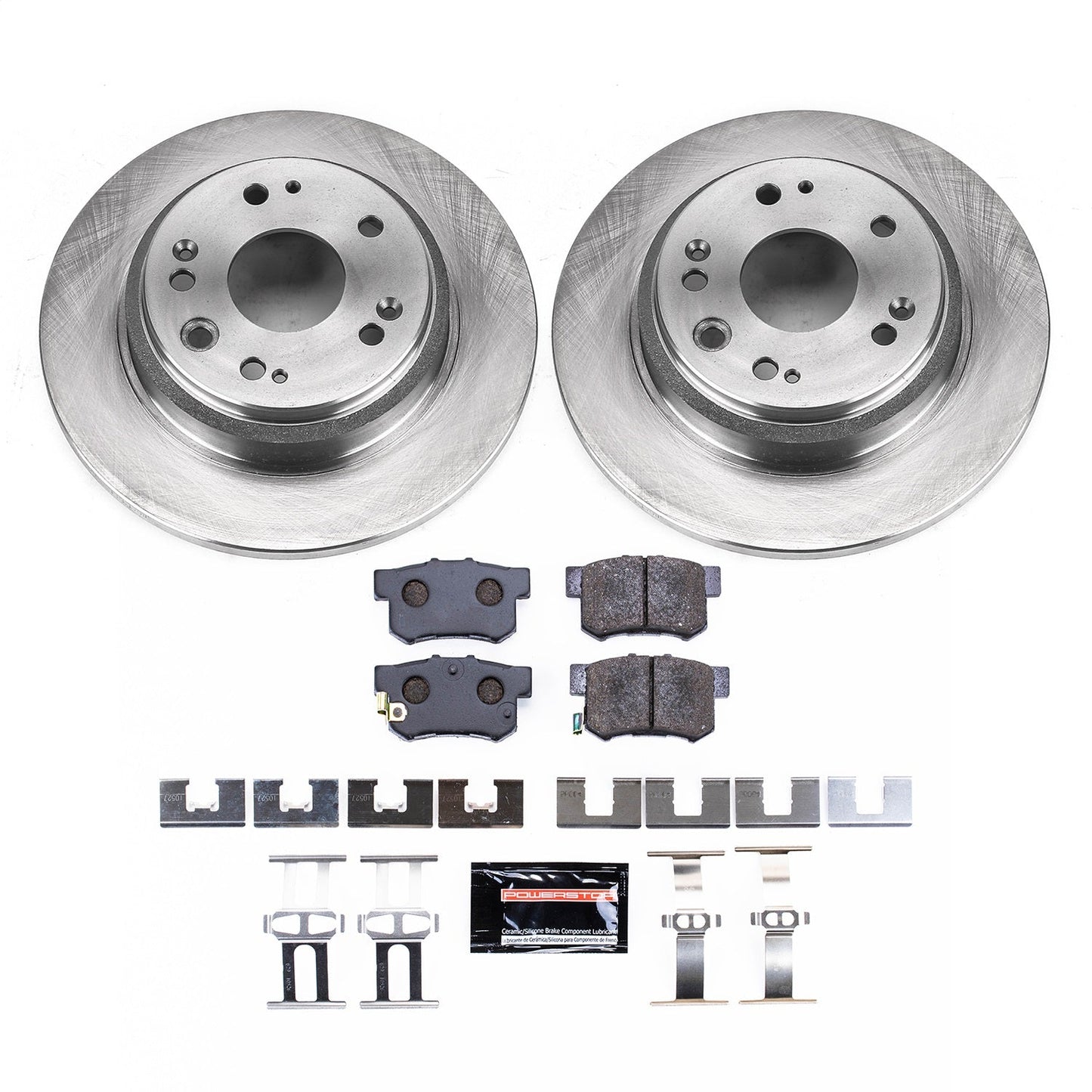 PowerStop 02-04 Acura RL Rear Track Day Brake Kit (TDBK4989)