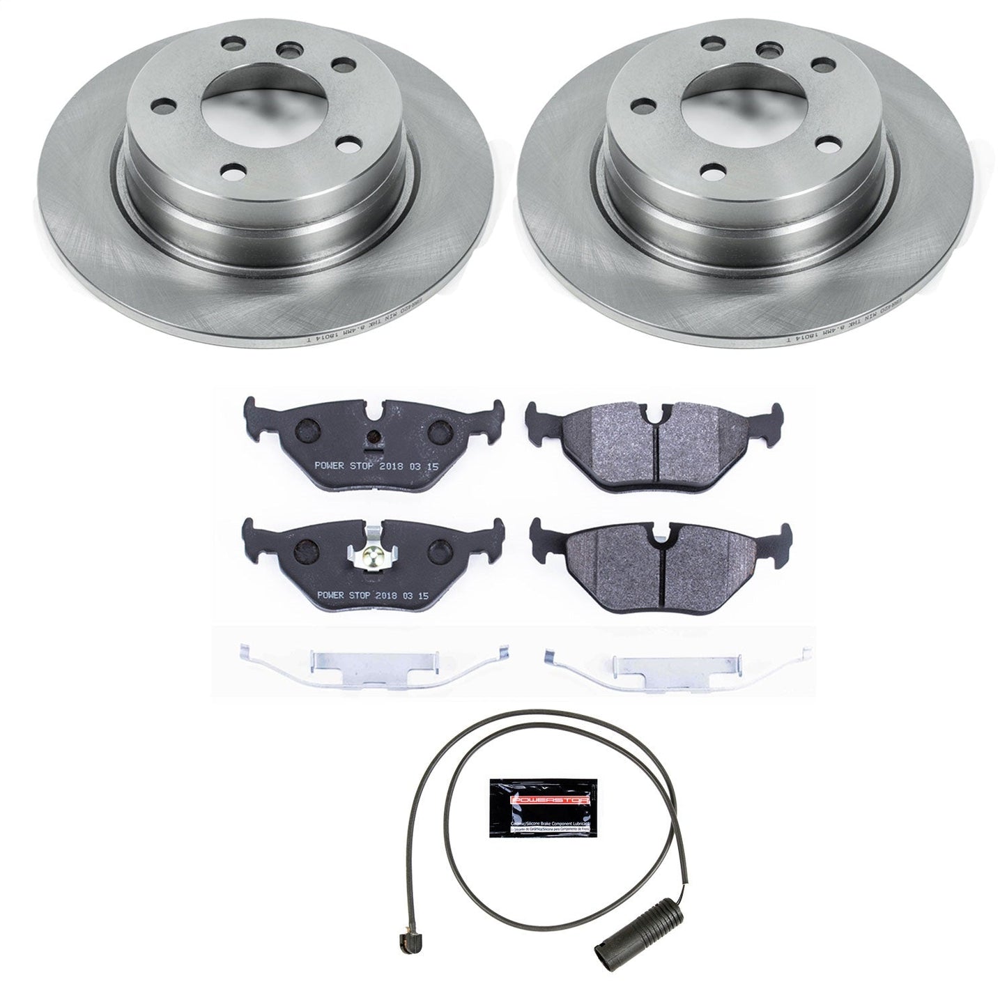 PowerStop 92-98 BMW 318i Rear Track Day Brake Kit (TDBK502)