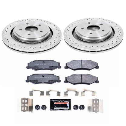 PowerStop 06-09 Cadillac XLR Rear Track Day Brake Kit (TDBK5159)