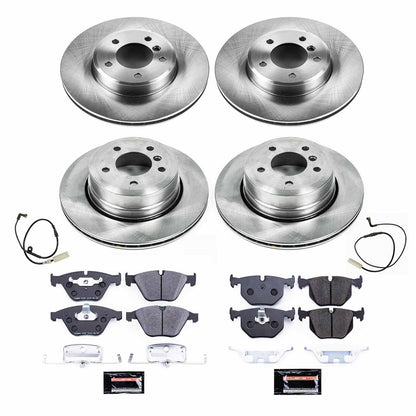 PowerStop 06-07 BMW 530xi Front & Rear Track Day Brake Kit (TDBK5440)