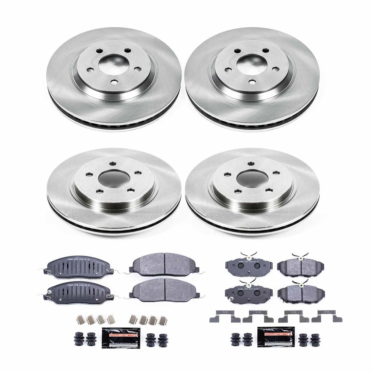 PowerStop 11-14 Ford Mustang Front & Rear Track Day Brake Kit (TDBK5450)