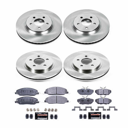 PowerStop 11-14 Ford Mustang Front & Rear Track Day Brake Kit (TDBK5450)