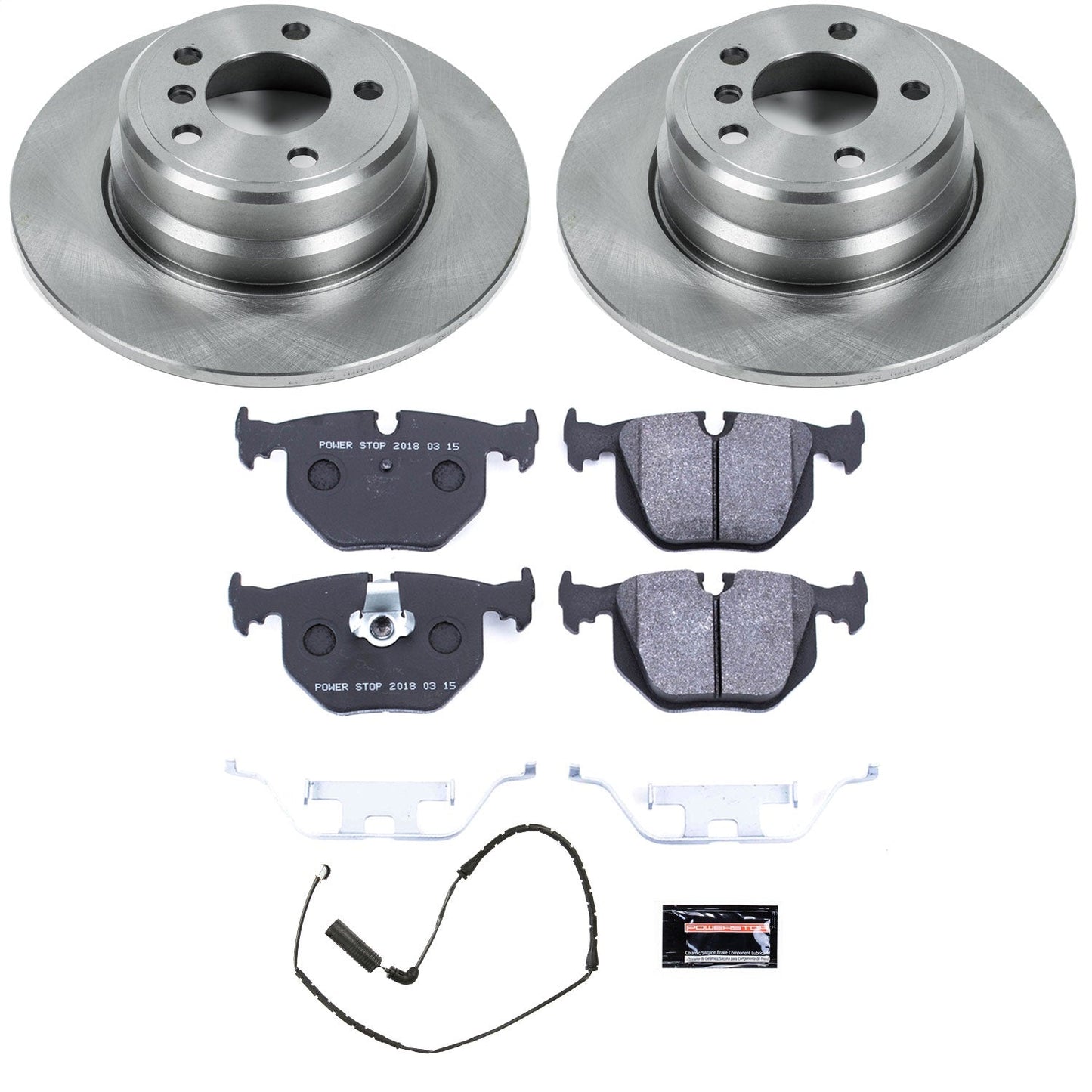 PowerStop 00-06 BMW X5 Rear Track Day Brake Kit (TDBK5720)