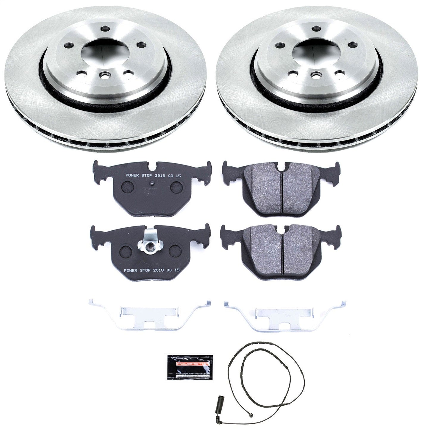 PowerStop 01-06 BMW 330Ci Rear Track Day Brake Kit (TDBK5729)
