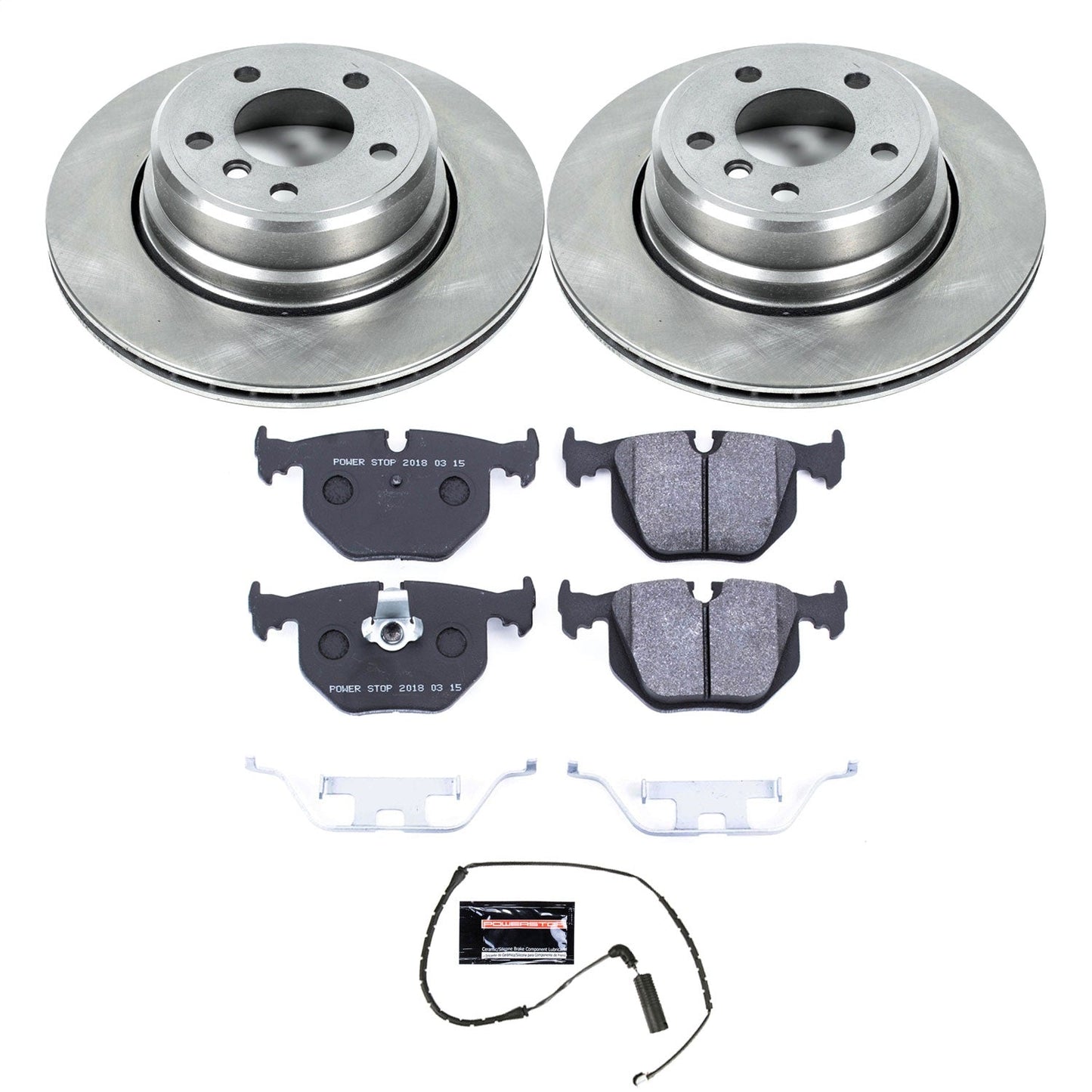 PowerStop 02-06 BMW X5 Rear Track Day Brake Kit (TDBK5734)