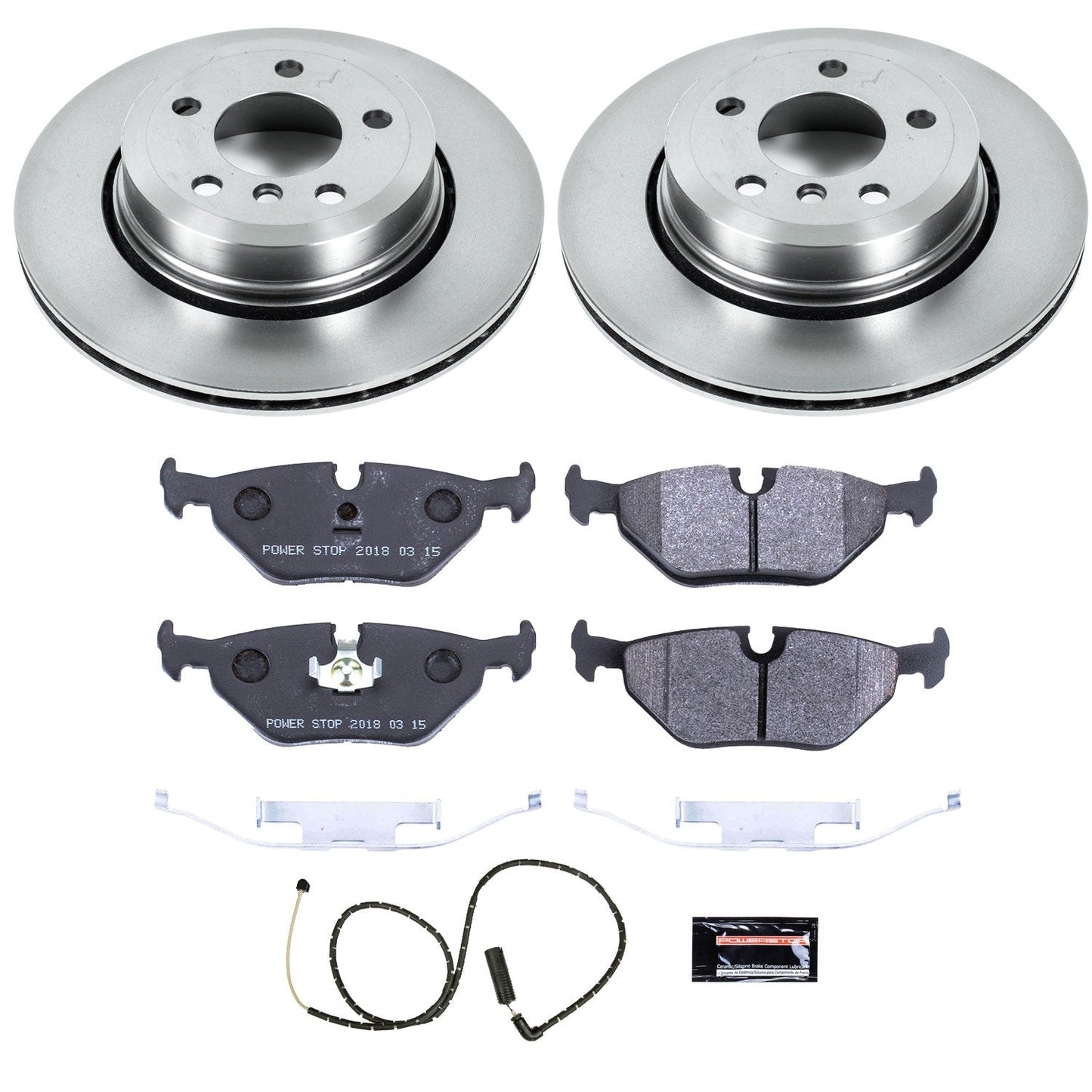 PowerStop 04-10 BMW X3 Rear Track Day Brake Kit (TDBK5738)