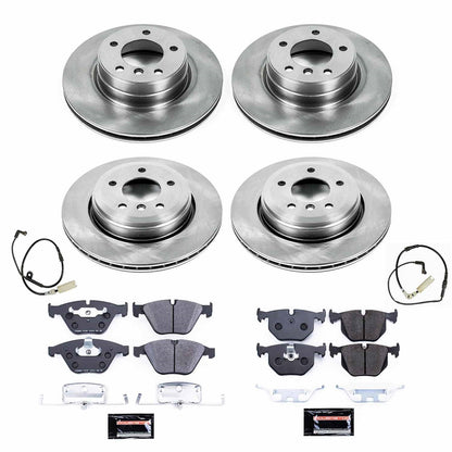 PowerStop 06-07 BMW 525i Front & Rear Track Day Brake Kit (TDBK5765)