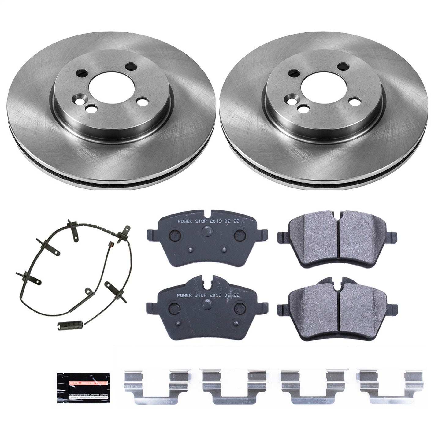 PowerStop 07-08 Mini Cooper Front Track Day Brake Kit (TDBK5784)