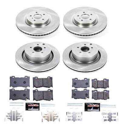 PowerStop 09-13 Infiniti FX50 Front & Rear Track Day Brake Kit (TDBK5823)