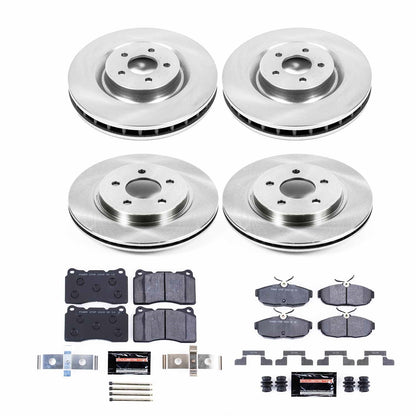 PowerStop 2012 Ford Mustang Front & Rear Track Day Brake Kit (TDBK5942)