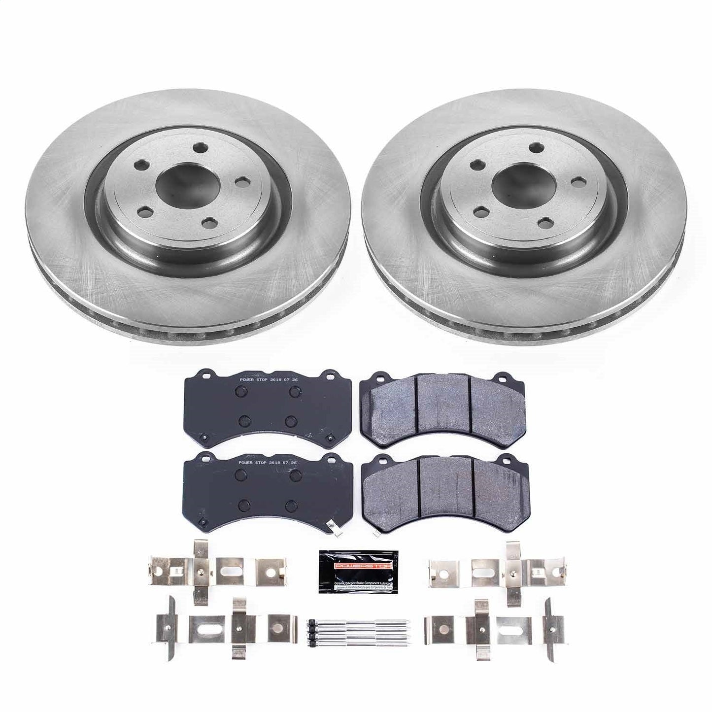 PowerStop 12-20 Jeep Grand Cherokee Front Track Day Brake Kit (TDBK5957)