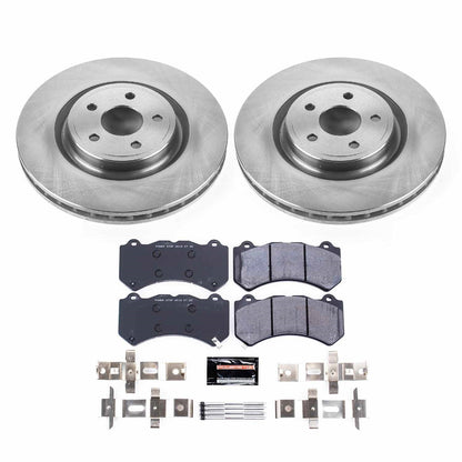 PowerStop 12-20 Jeep Grand Cherokee Front Track Day Brake Kit (TDBK5957)