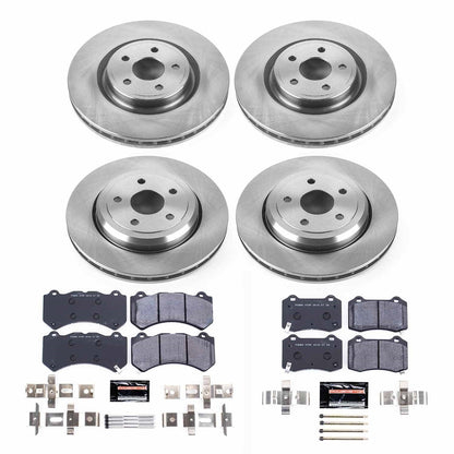 PowerStop 12-17 Jeep Grand Cherokee Front & Rear Track Day Brake Kit (TDBK5958)