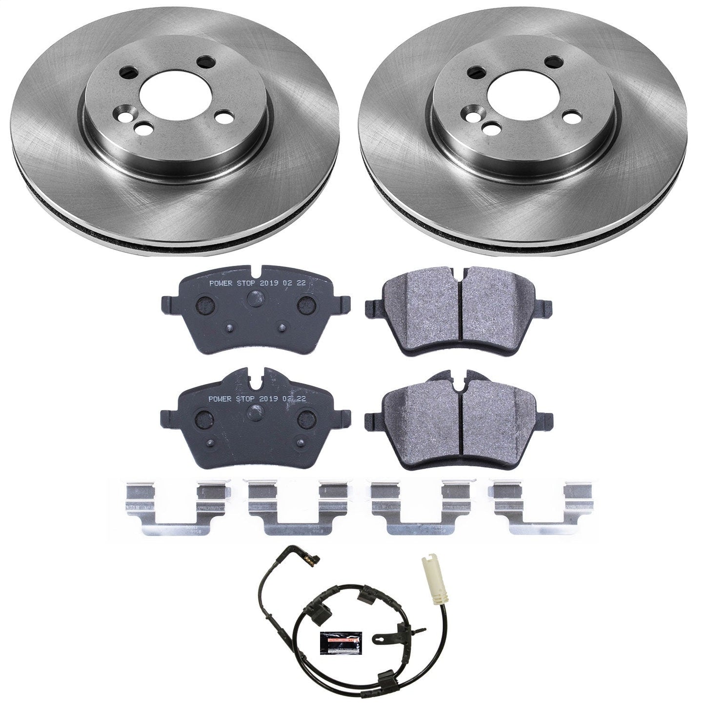PowerStop 07-10 Mini Cooper Front Track Day Brake Kit (TDBK6068)