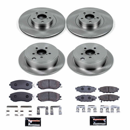 PowerStop 10-13 Subaru Forester Front & Rear Track Day Brake Kit (TDBK6083)