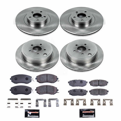 PowerStop 13-16 Scion FR-S Front & Rear Track Day Brake Kit (TDBK6164)