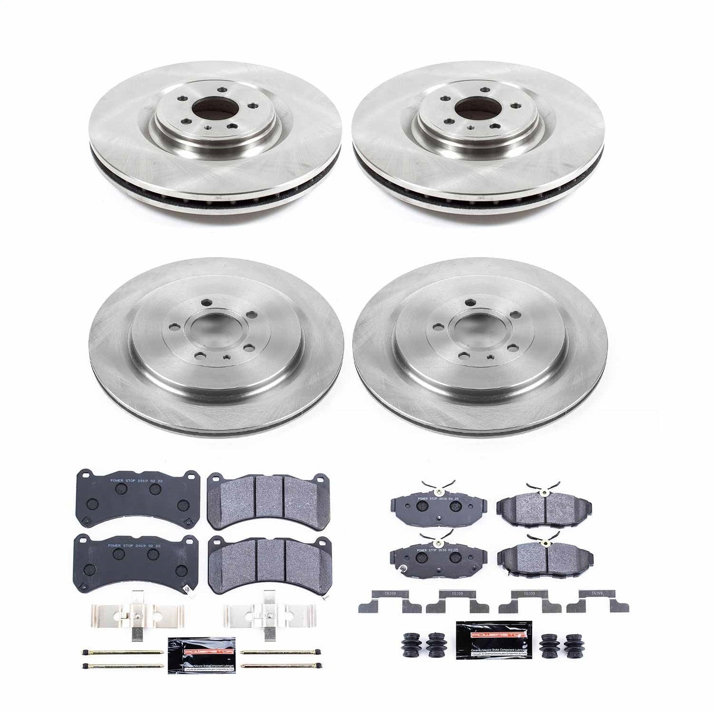 PowerStop 13-14 Ford Mustang Front & Rear Track Day Brake Kit (TDBK6401)