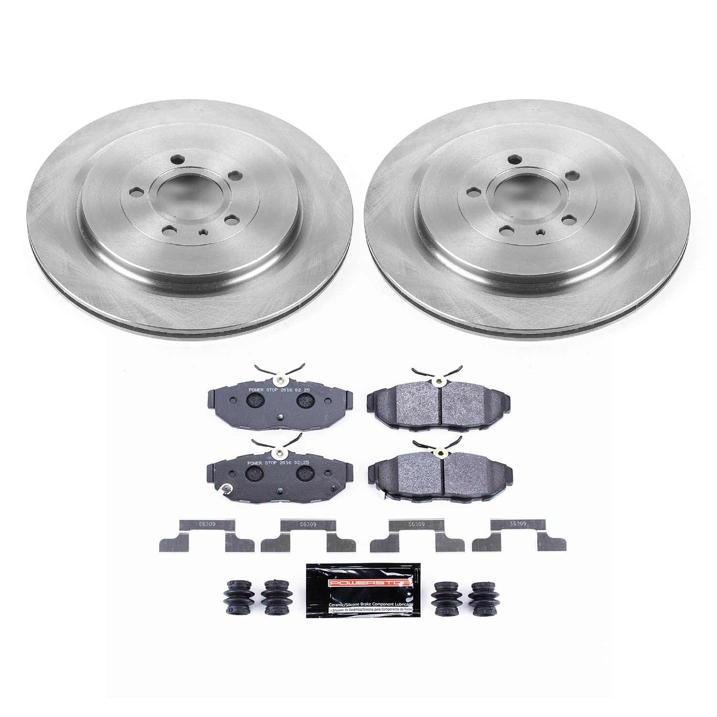 PowerStop 13-14 Ford Mustang Rear Track Day Brake Kit (TDBK6402)