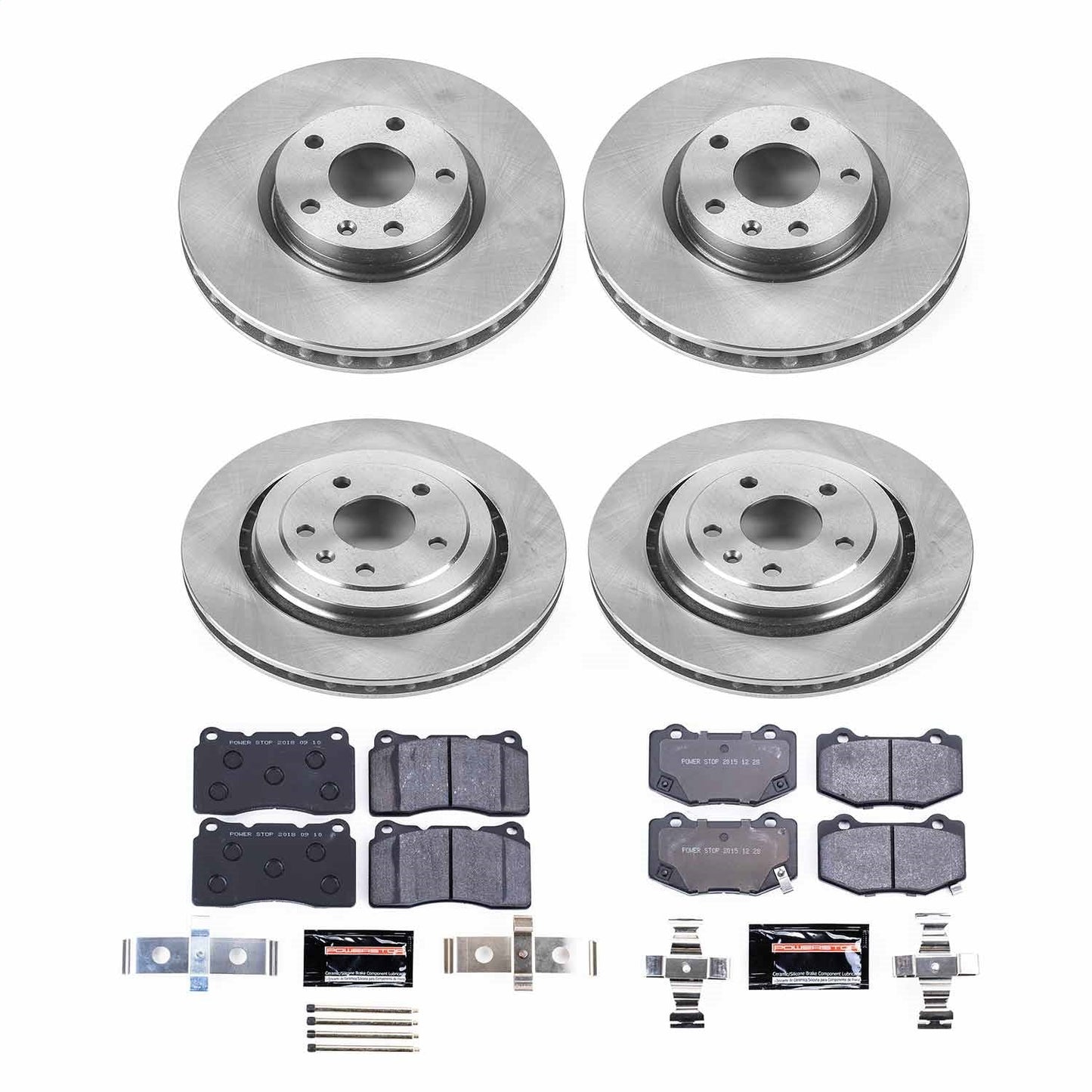 PowerStop 2014 Chevrolet Corvette Front & Rear Track Day Brake Kit (TDBK6529)
