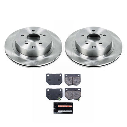 PowerStop 89-96 Nissan 300ZX Rear Track Day Brake Kit (TDBK666)