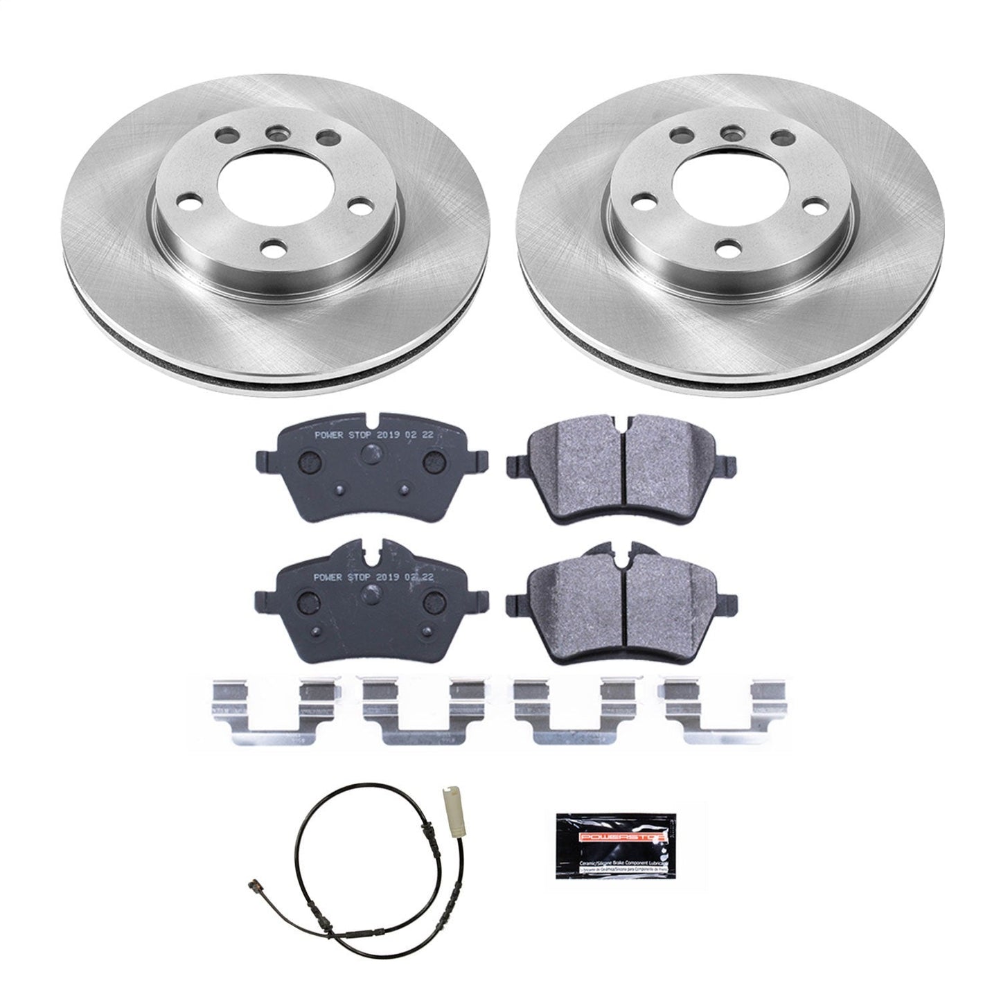 PowerStop 11-16 Mini Cooper Countryman Front Track Day Brake Kit (TDBK6662)
