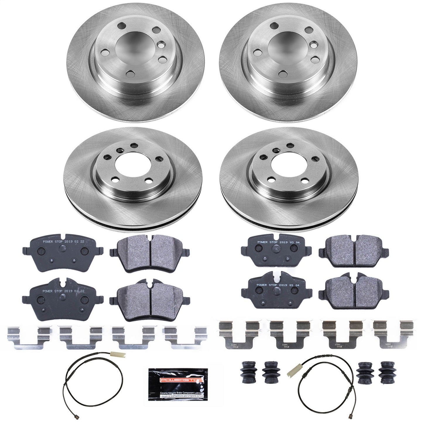 PowerStop 11-16 Mini Cooper Countryman Front & Rear Track Day Brake Kit (TDBK6666)