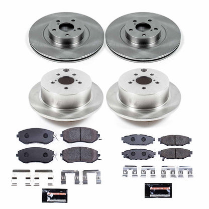 PowerStop 16-17 Subaru Crosstrek Front & Rear Track Day Brake Kit (TDBK6762)