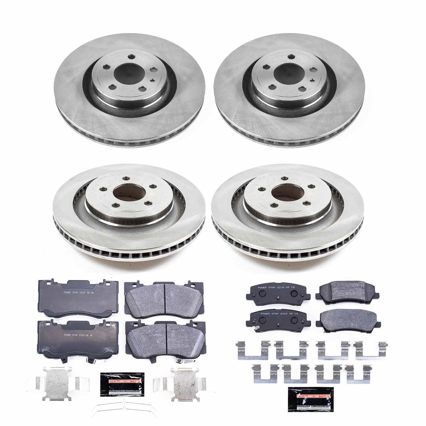 PowerStop 15-19 Ford Mustang Front & Rear Track Day Brake Kit (TDBK6805)
