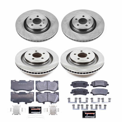 PowerStop 15-19 Ford Mustang Front & Rear Track Day Brake Kit (TDBK6805)