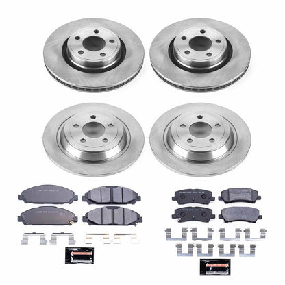 PowerStop 15-19 Ford Mustang Front & Rear Track Day Brake Kit (TDBK6808)