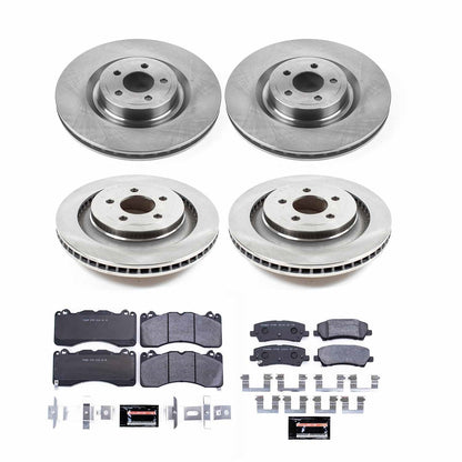 PowerStop 15-22 Ford Mustang Front & Rear Track Day Brake Kit (TDBK6810)