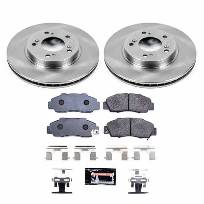 PowerStop 97-01 Acura Integra Front Track Day Brake Kit (TDBK704)