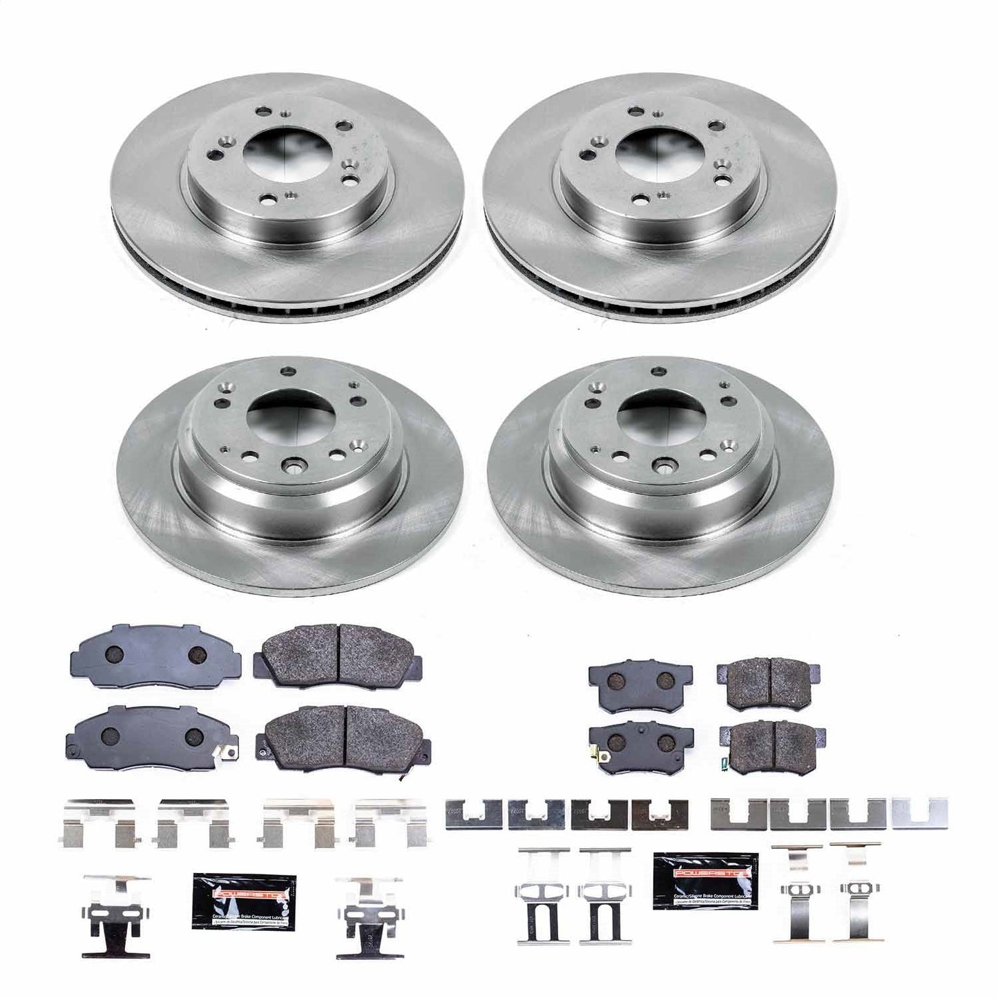 PowerStop 96-98 Acura RL Front & Rear Track Day Brake Kit (TDBK705)