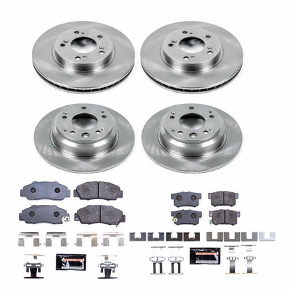 PowerStop 96-98 Acura RL Front & Rear Track Day Brake Kit (TDBK705)