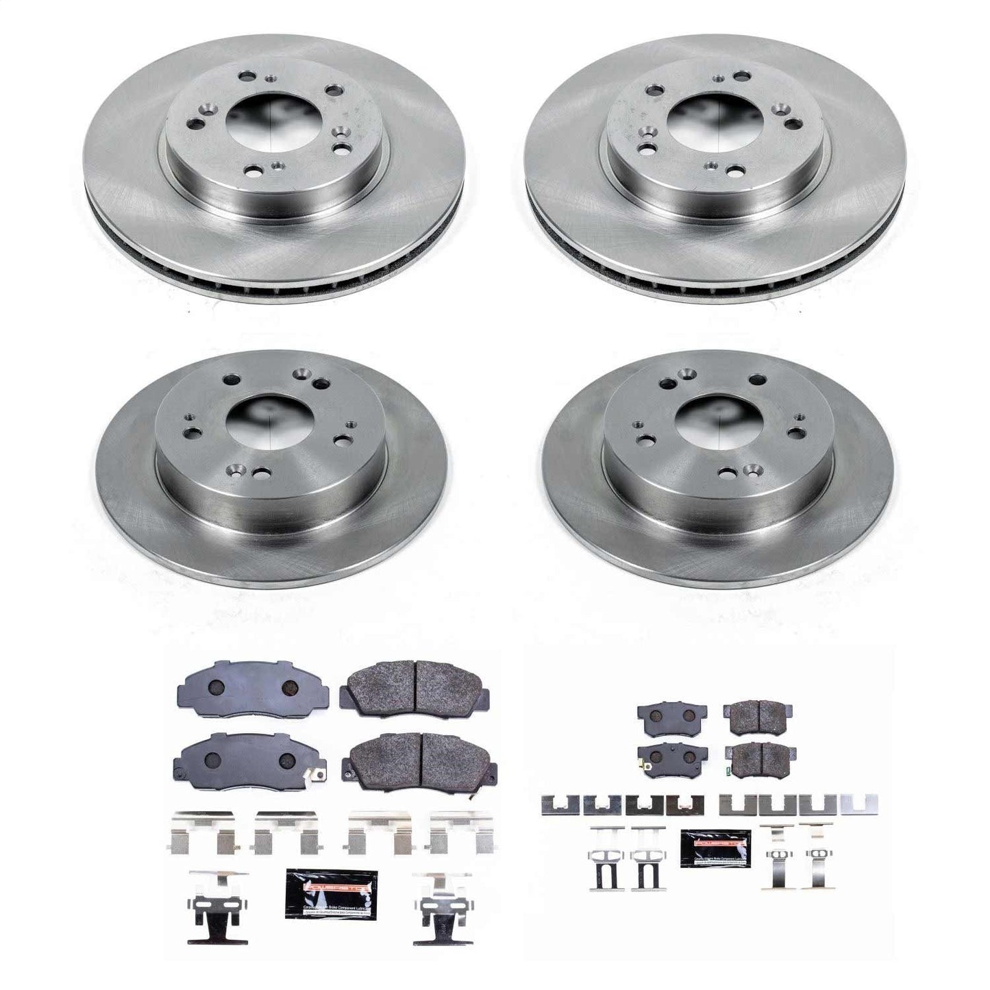 PowerStop 97-01 Honda Prelude Front & Rear Track Day Brake Kit (TDBK706)