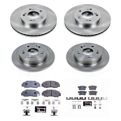 PowerStop 97-01 Honda Prelude Front & Rear Track Day Brake Kit (TDBK706)