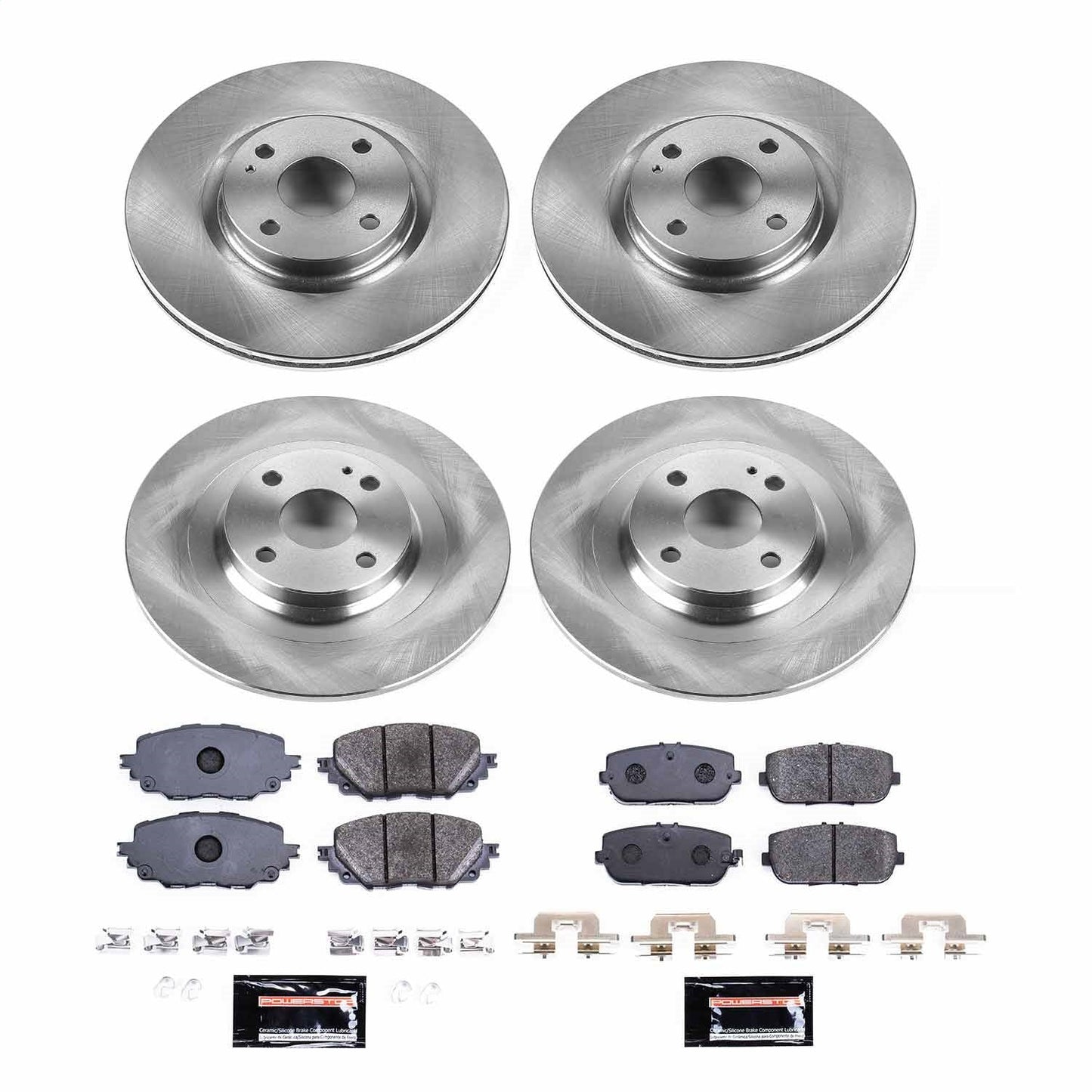 PowerStop 17-19 Fiat 124 Spider Front & Rear Track Day Brake Kit (TDBK7359)