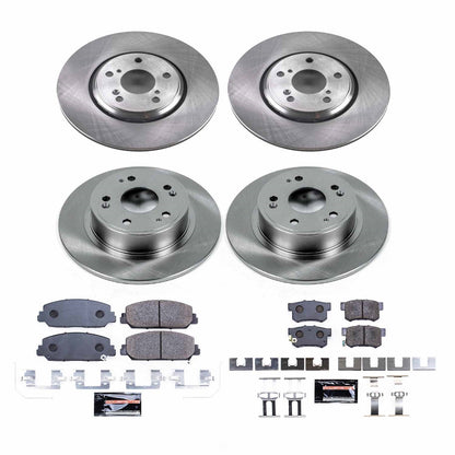 PowerStop 17-18 Acura ILX Front & Rear Track Day Brake Kit (TDBK7529)