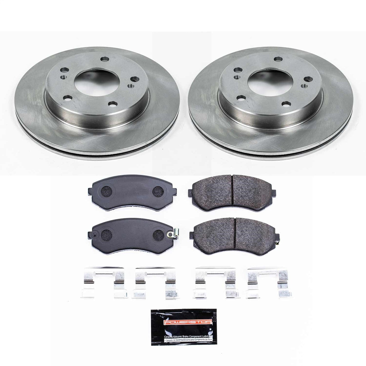 PowerStop 94-96 Nissan 240SX Front Track Day Brake Kit (TDBK754)