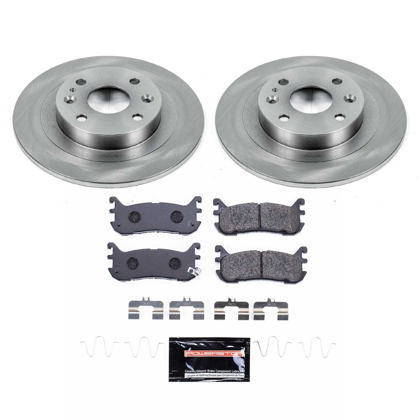 PowerStop 97-03 Ford Escort Rear Track Day Brake Kit (TDBK772)
