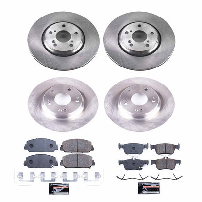 PowerStop 17-19 Honda Civic Front & Rear Track Day Brake Kit (TDBK7935)