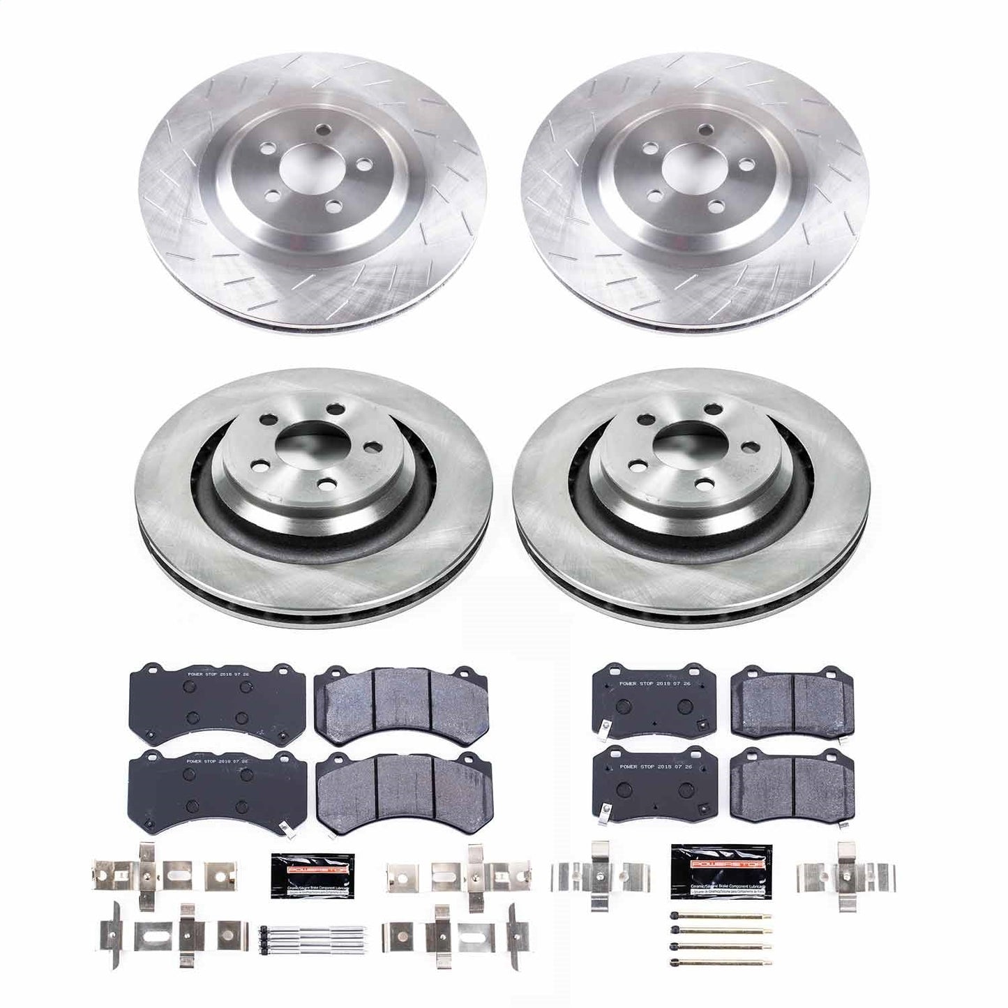 PowerStop 15-20 Dodge Challenger Front & Rear Track Day Brake Kit (TDBK8170)