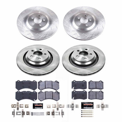 PowerStop 15-20 Dodge Challenger Front & Rear Track Day Brake Kit (TDBK8170)
