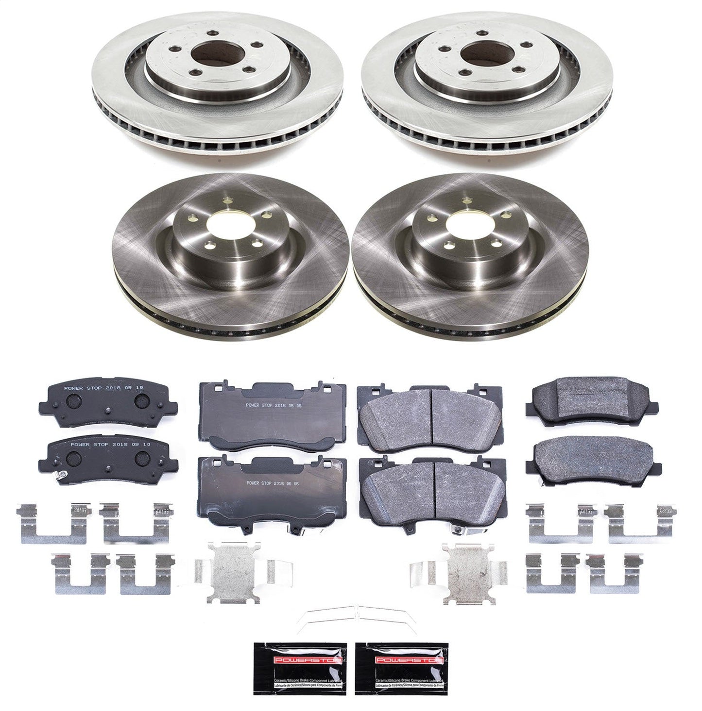 PowerStop 21-23 Ford Mustang Front and Rear Track Day Brake Kit (TDBK9030)