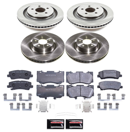 PowerStop 21-23 Ford Mustang Front and Rear Track Day Brake Kit (TDBK9030)
