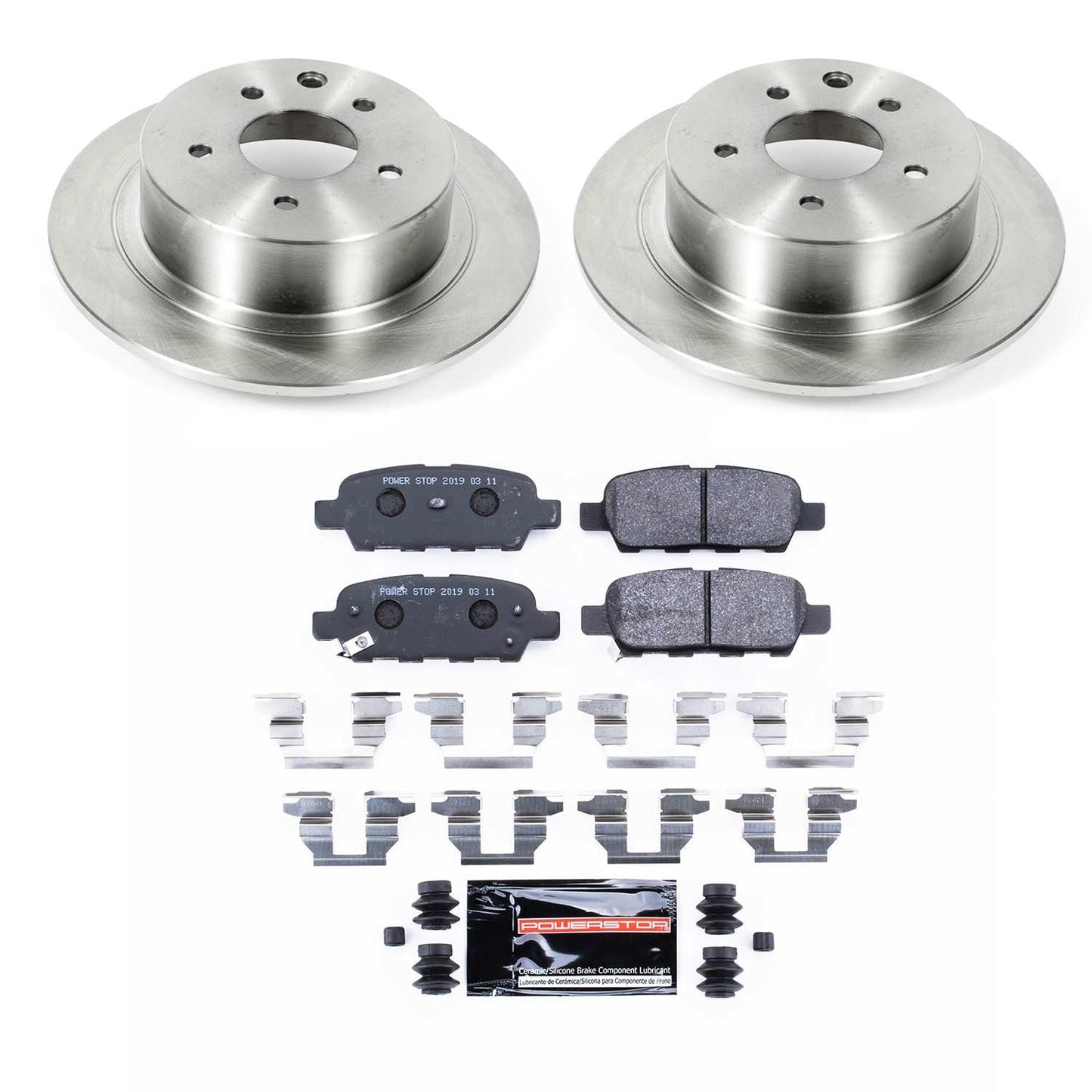 PowerStop 02-06 Nissan Altima Rear Track Day SPEC Brake Kit (TDSK098)